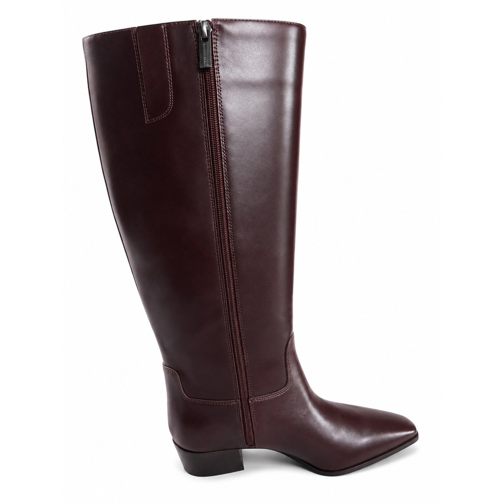 Not for sale- Vince Camuto Pavla Wide Calf Leather Knee High Boots Rich Mahogan - Picture 5 of 9